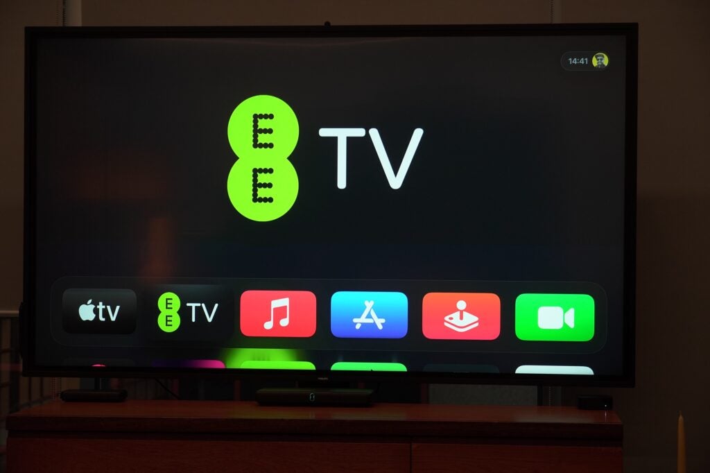 EE TV Apple TV 4K interface