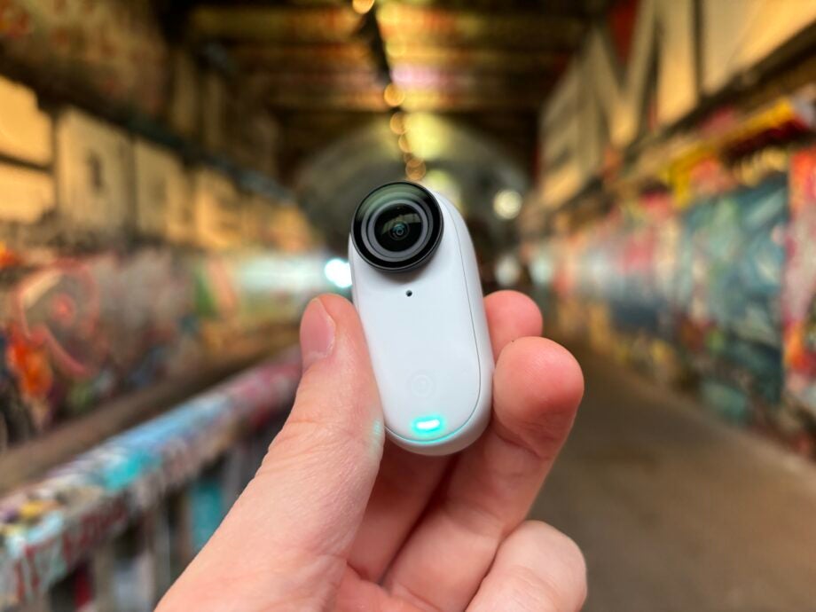 The Insta360 Go 3 on its own