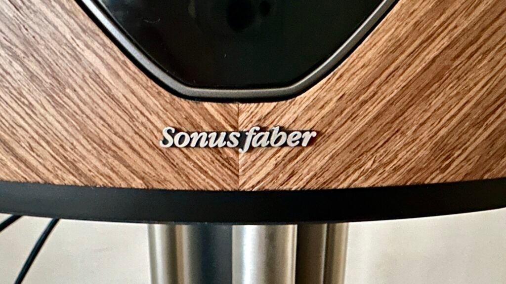 Sonus faber Duetto wooden surface