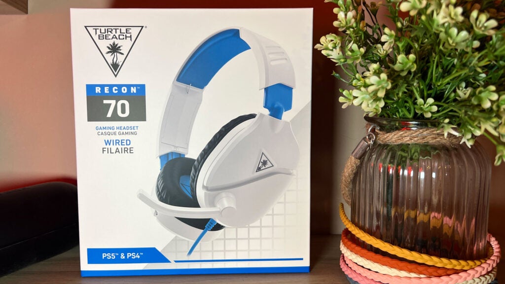 The Turtle Beach Recon 70 in its retail packaging.