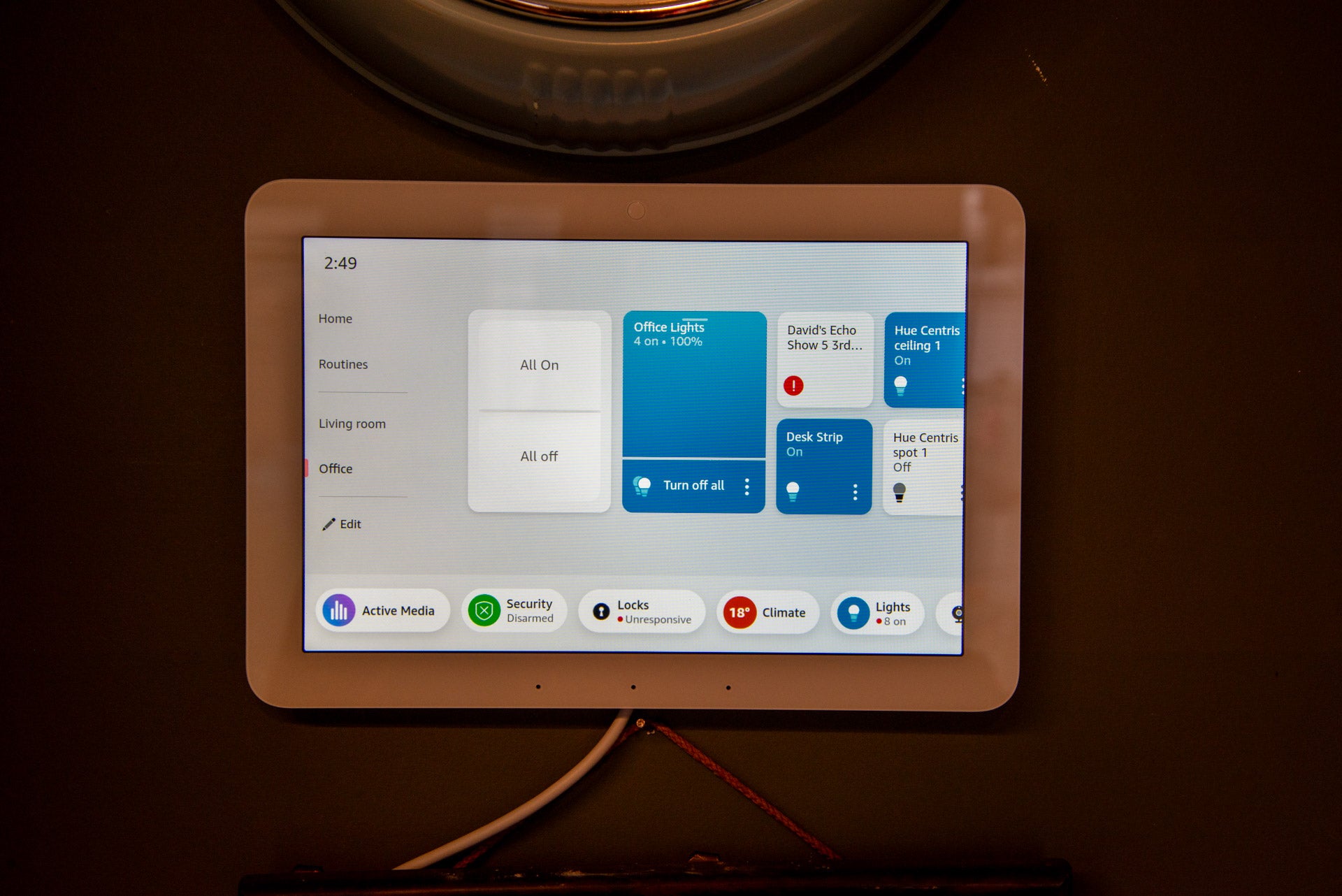 Introducing Echo Hub, 8” smart home control panel with Alexa