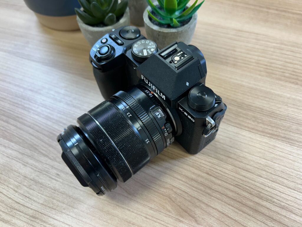 Fujifilm X-S20 from above