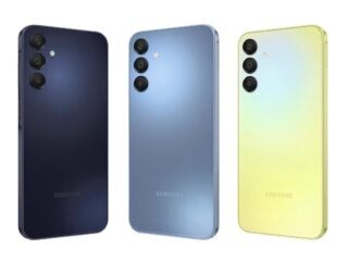Samsung Galaxy A15 colour options