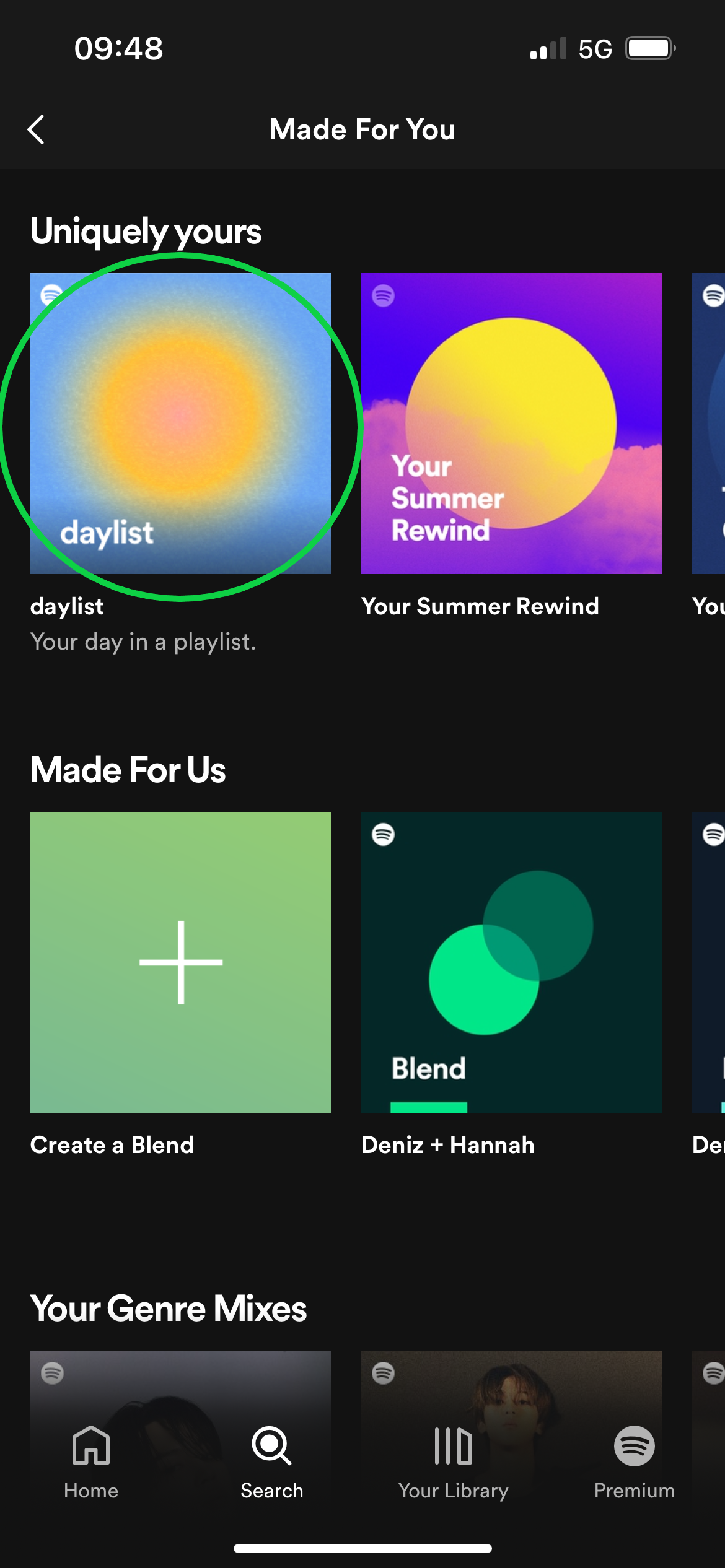 How to find your Spotify Daylist