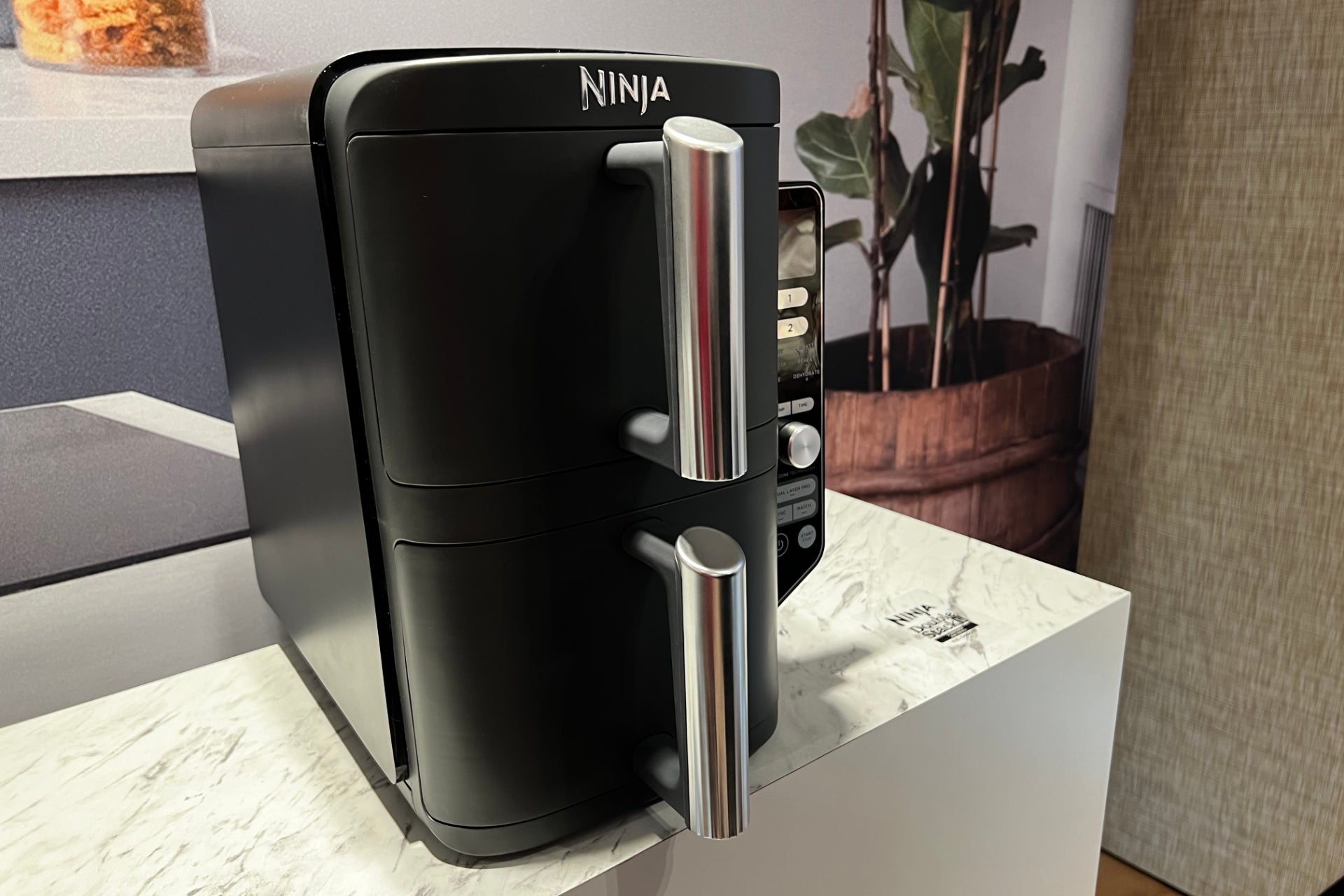 Ninja Double Stack Air Fryer gives two drawers in less space