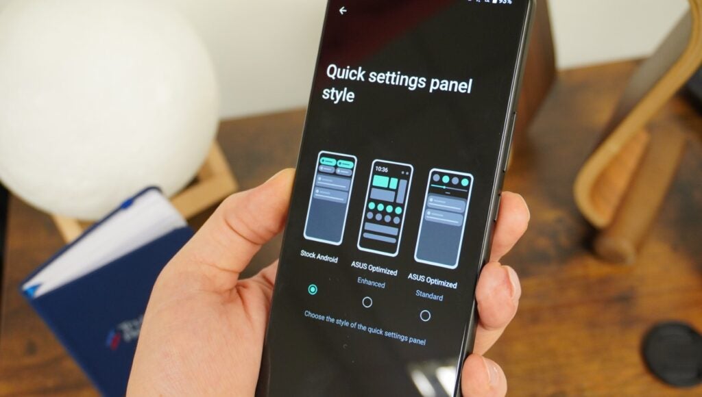Android settings on the Asus ZenFone 11 Ultra