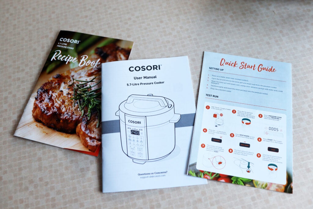 Recipe Book - Cosori 5.7L Pressure Cooker