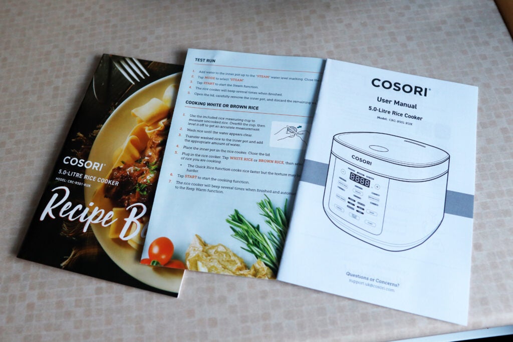 Recipe Book - Cosori Rice Cooker