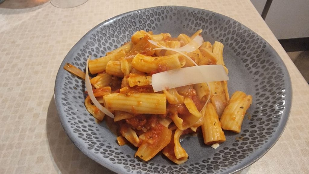 Tomato Pasta - Cosori Rice Cooker Food Sample