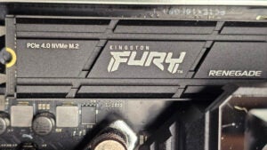 Kingston Fury Renegade PCIe 4.0 M.2 SSD - Hero Shot