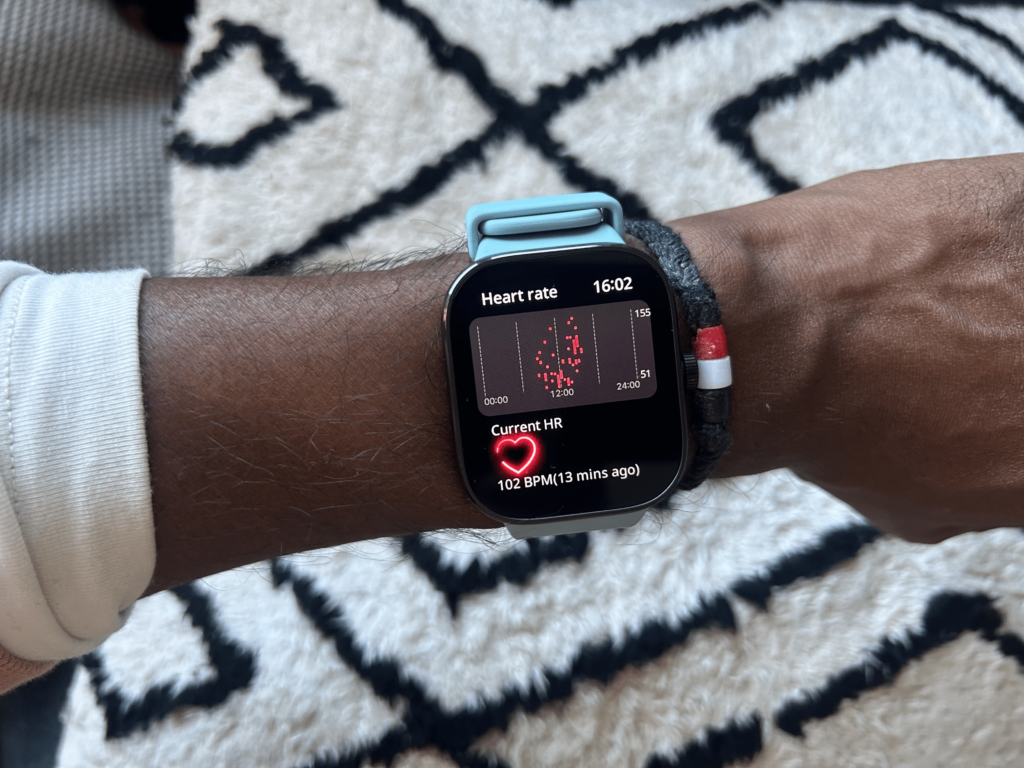 Redmi Watch 4 heart rate