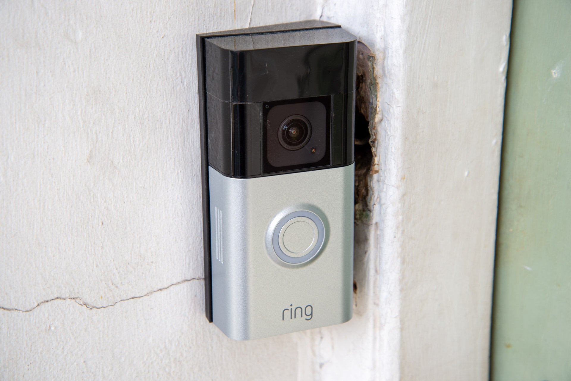 Ring Battery Video Doorbell Pro close-up