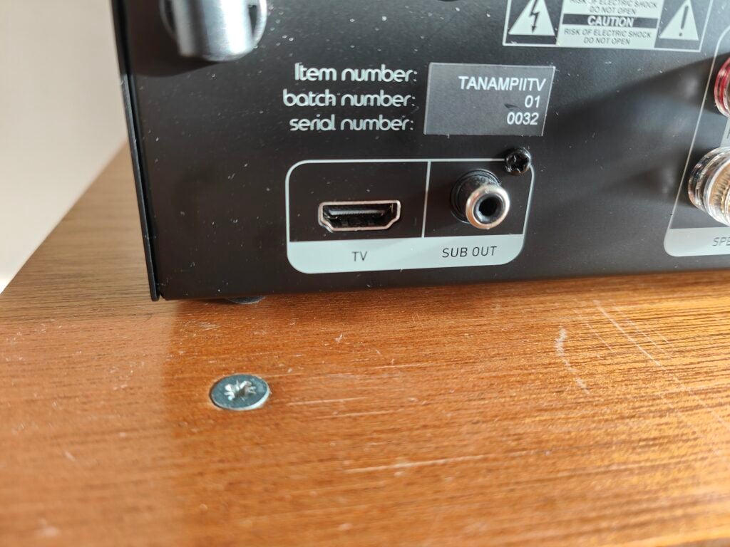 Tangent Ampster TV II HDMI port