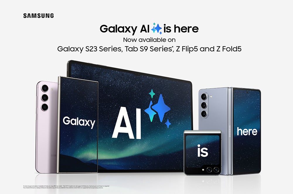 Samsung Galaxy AI is here poster