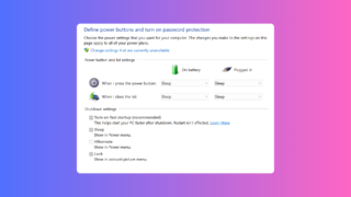 How to modify lid settings Windows 11