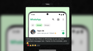WhatsApp chat filters