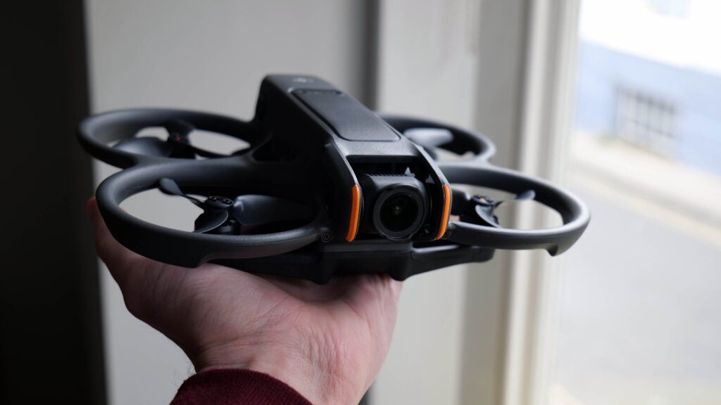 The DJI Avata 2 just about fits in the hand